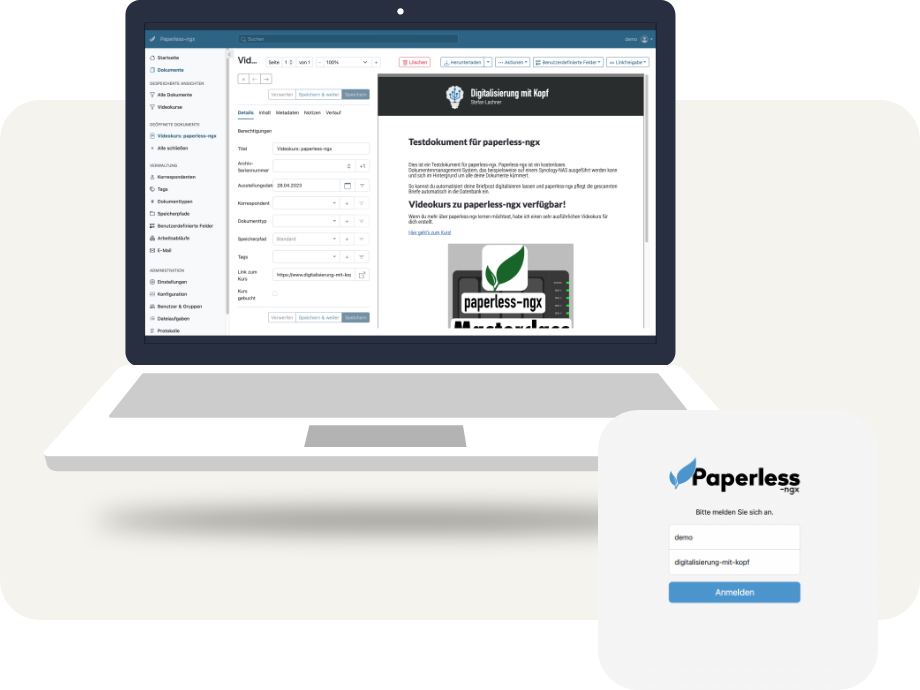 Paperless-ngx Online Demo