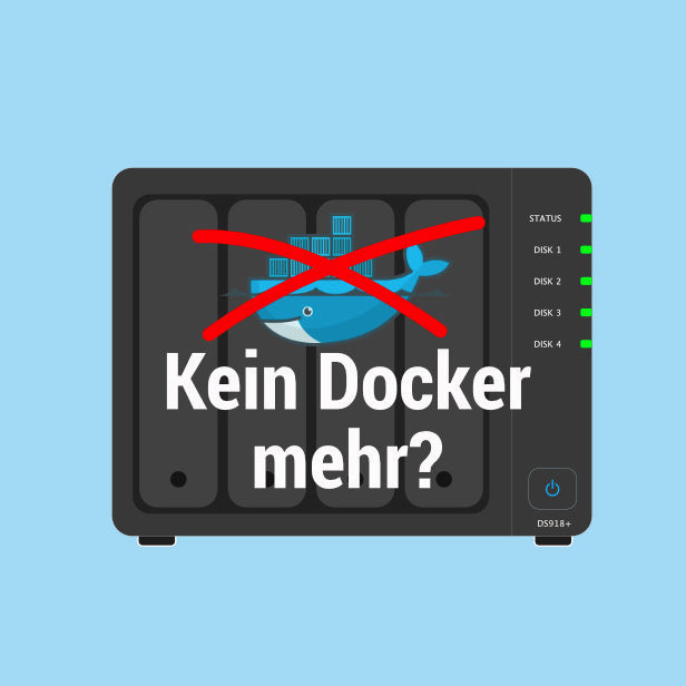 Gerüchte: Kein Docker mehr für Synology-NAS? Hier gibt es die Antwort!