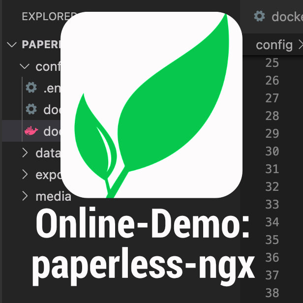 Paperless-ngx Online-Demo (Docker): Jetzt live testen!